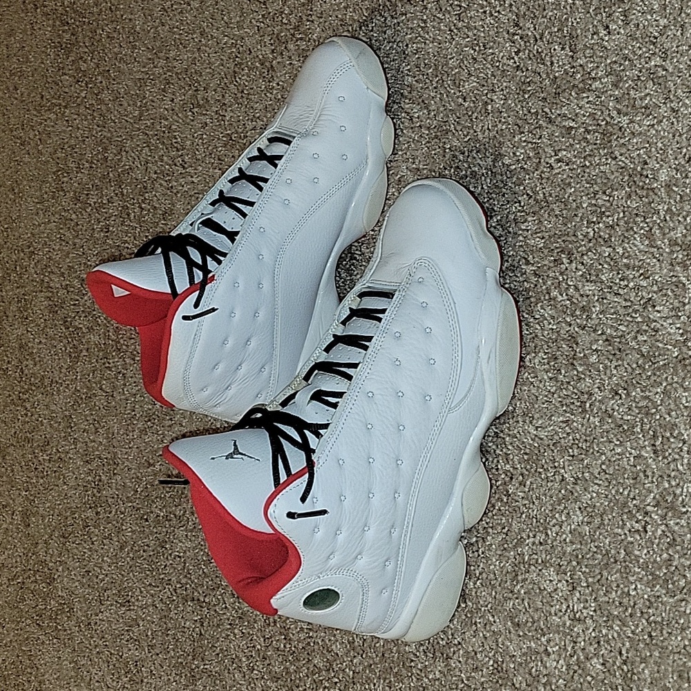 White Jordan 13's